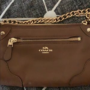 Brown Leather Coach Purse